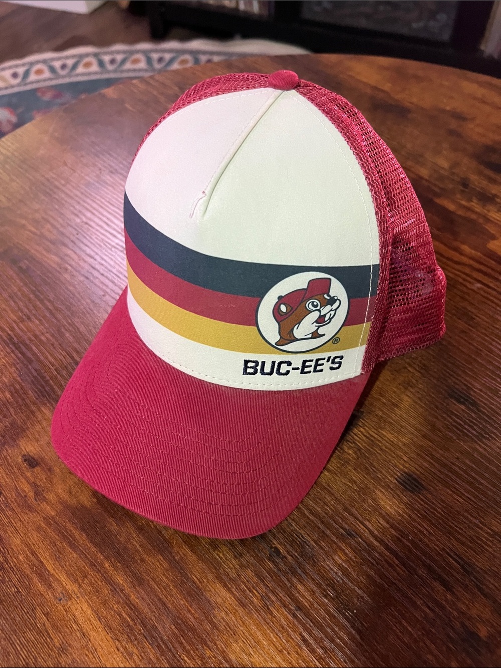 Buc-ee’s Red & Cream Trucker Hat
